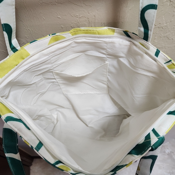 NWOT Floral Canvas Tote - Picture 2 of 4